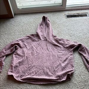 Pink Leopard Print Hoodie